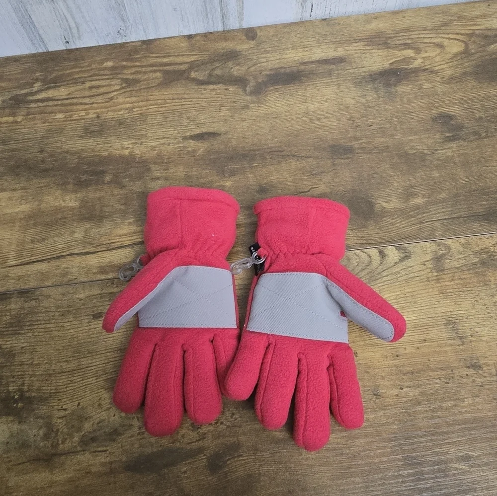 The Children Place Pink Heart Gloves Size 4-6